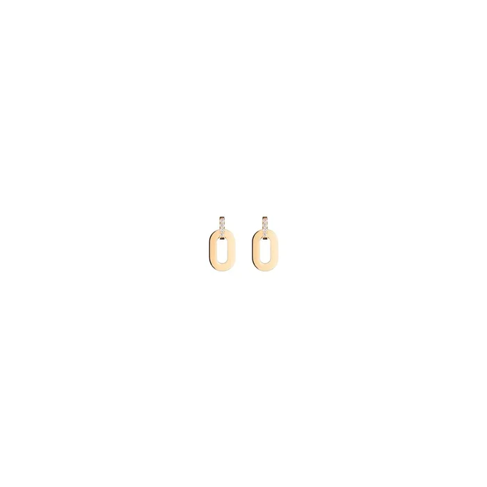 So Shocking earrings in pink gold and diamonds – Lepage