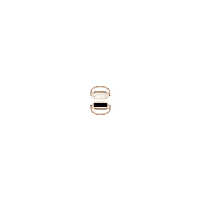 So Shocking Inverso ring in mother-of-pearl pink gold and onyx, gold jewelry, ring