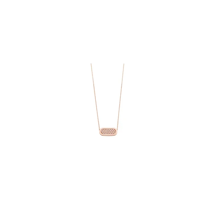 So Shocking Première fois necklace in pink gold and diamonds – Lepage