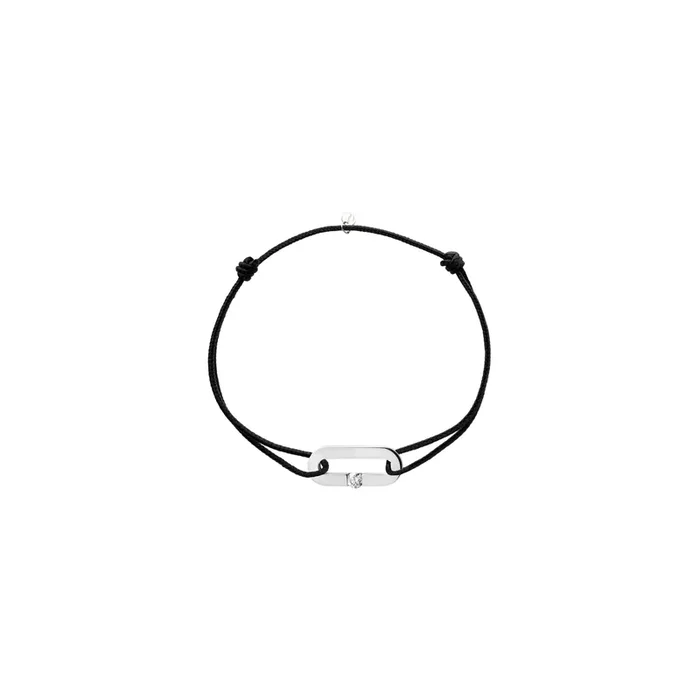 So Shocking Singulière cord bracelet in white gold and diamond| Lepage