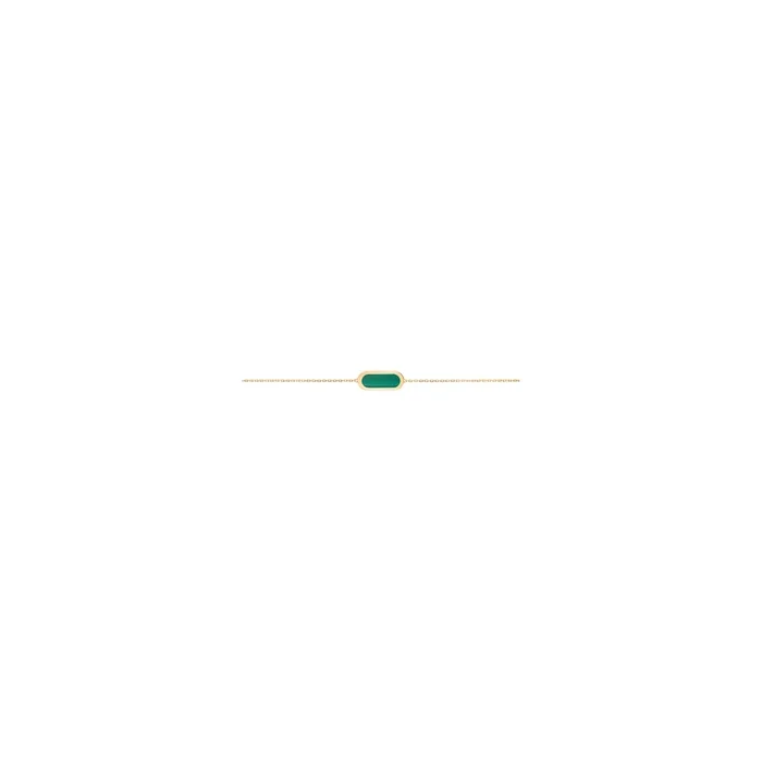 So Shocking yellow gold and malachite bracelet – Lepage