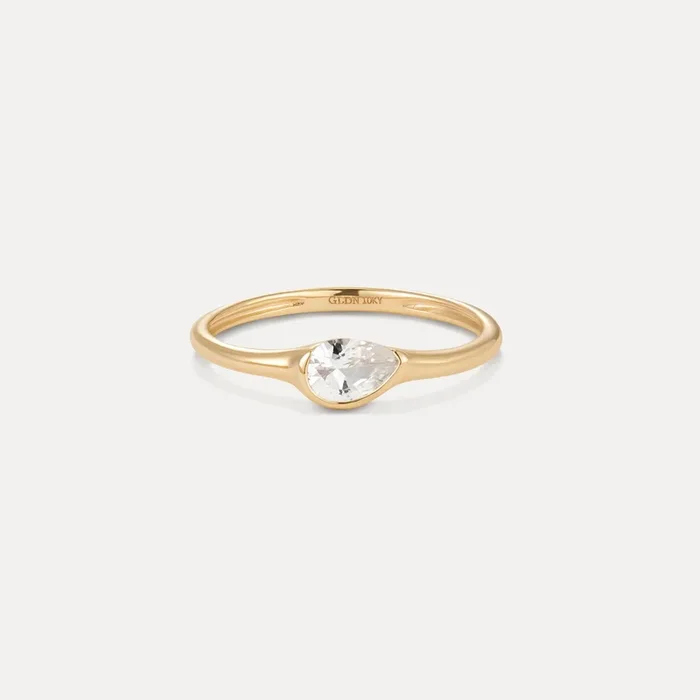 Solid Gold Zephyr Ring