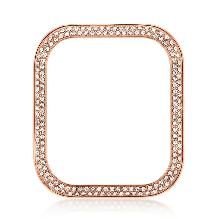 Sparkling Watch Case Rose Colour 40mm Compatible with Apple Case Series 4, 5 & 6