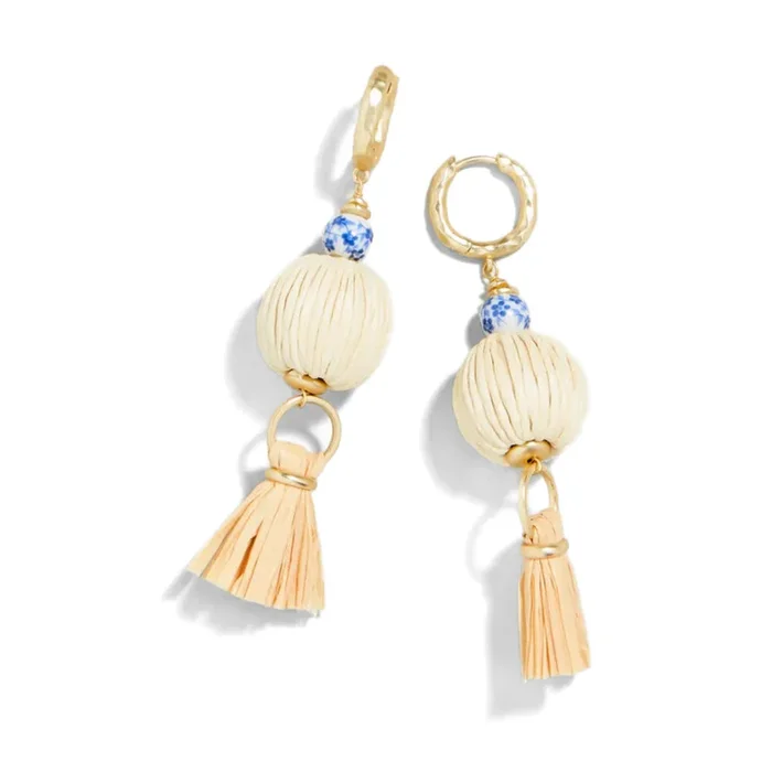 Spartina Summer House Earrings – Natural/Blue