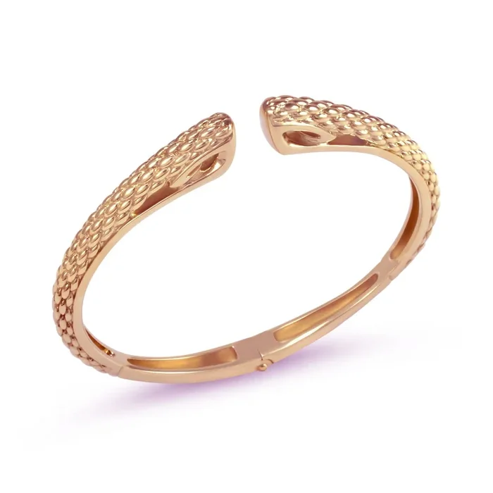 Spirit Python Cuff 5mm – 18K Rose Gold Vermeil