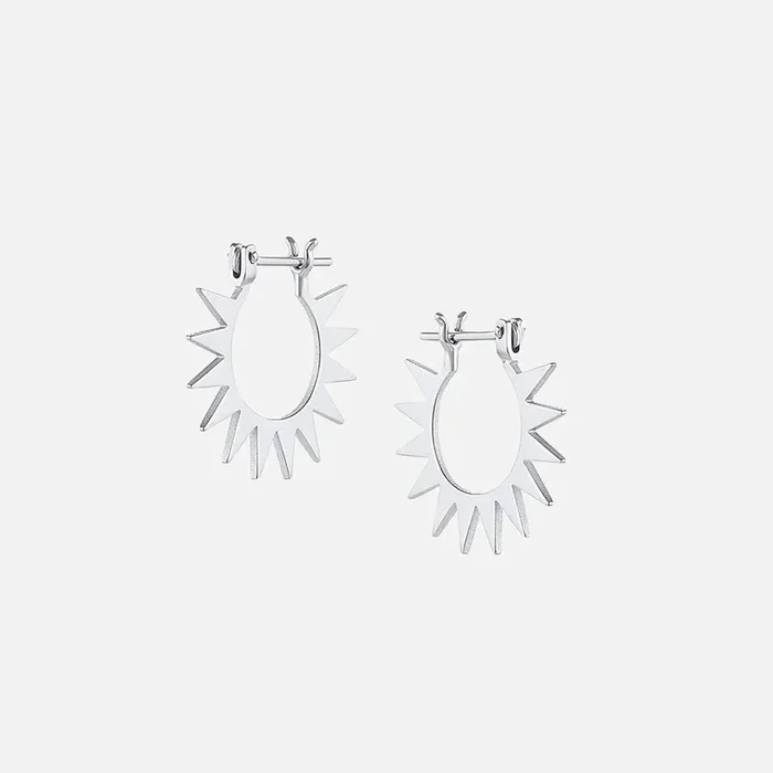 Spur Hoop, Silver