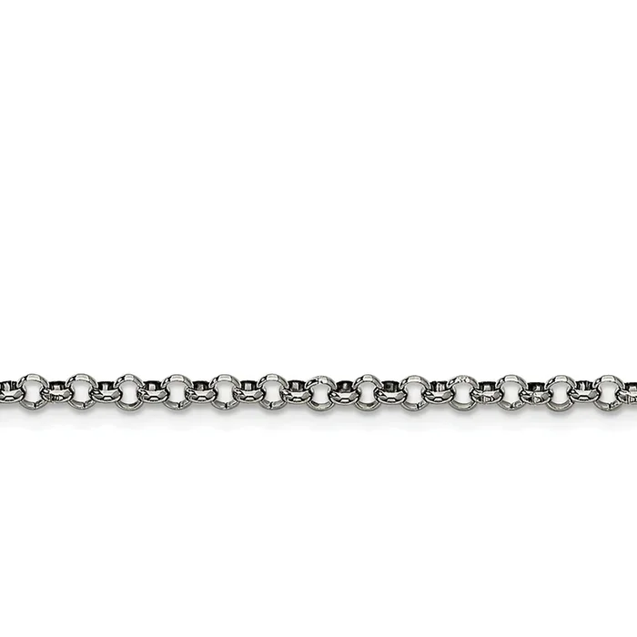 Stainless Steel 3.90mm 18in Rolo Chain