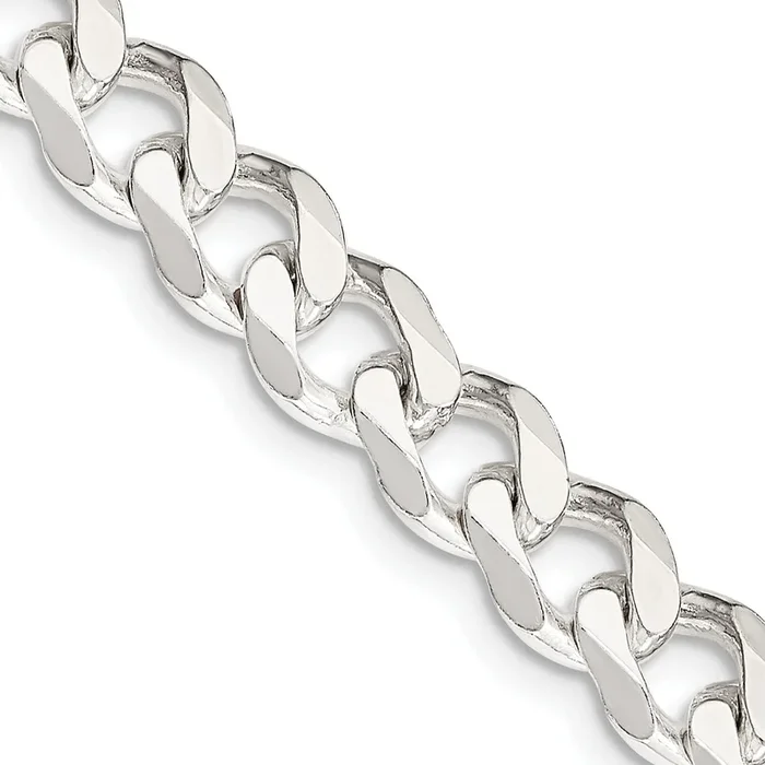 Sterling Silver 30-inch 7.5MM Curb Chain