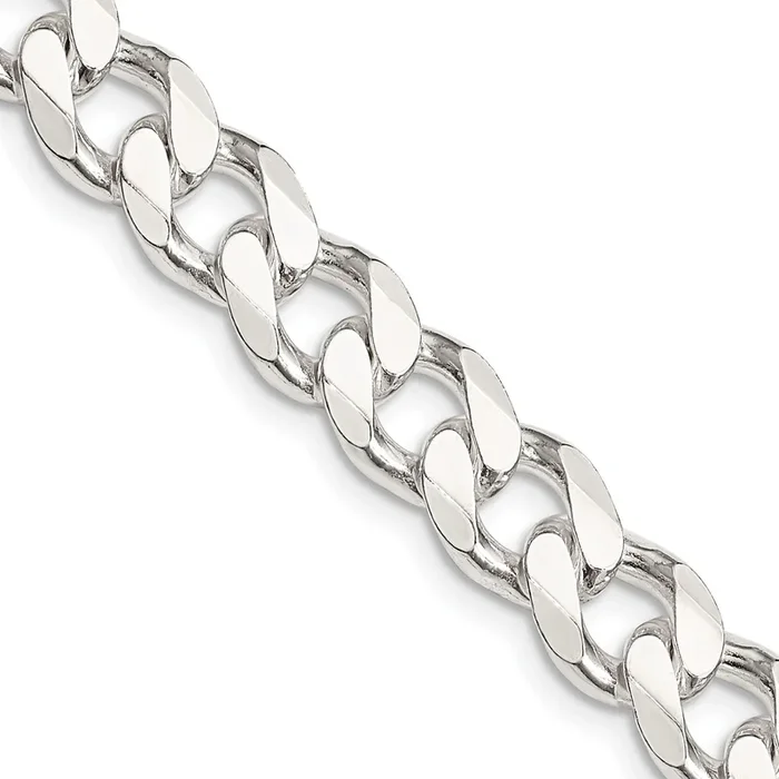Sterling Silver 30-inch 9MM Curb Chain