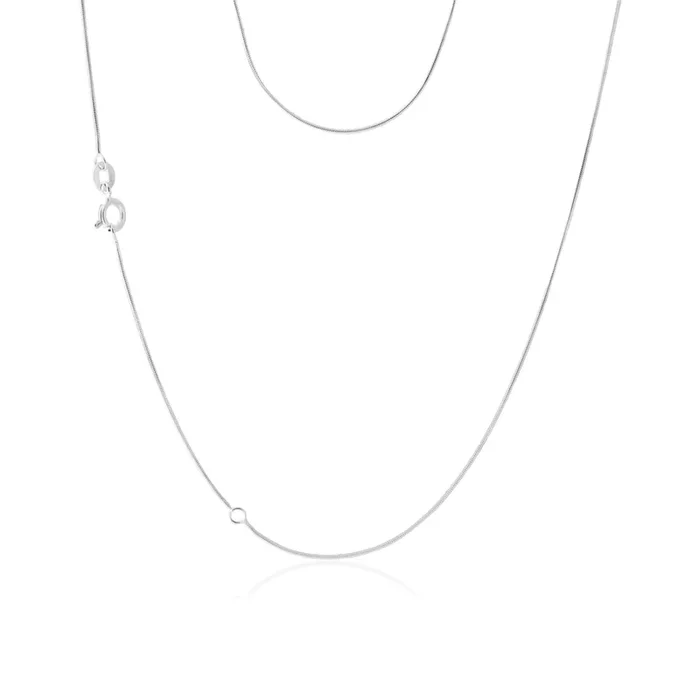 Sterling Silver 45cm 25 Gauge Snake Chain