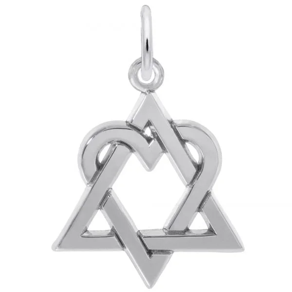 Sterling Silver Adoption Symbol Charm