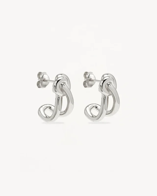 Sterling Silver Always With You Earrings