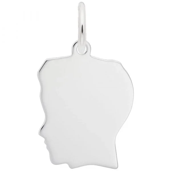 Sterling Silver Boy with Crewcut Charm