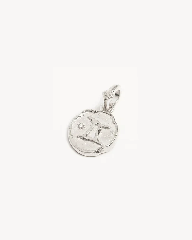 Sterling Silver Cosmic Love Zodiac Annex Link Pendant – Gemini
