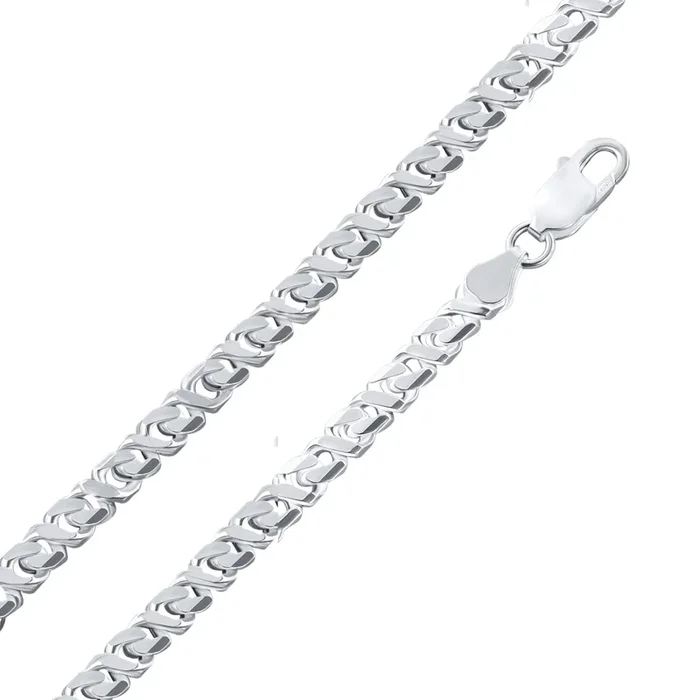 Sterling Silver Dollar Cuban Diamond Cut 180 5.3mm Chain – CH829