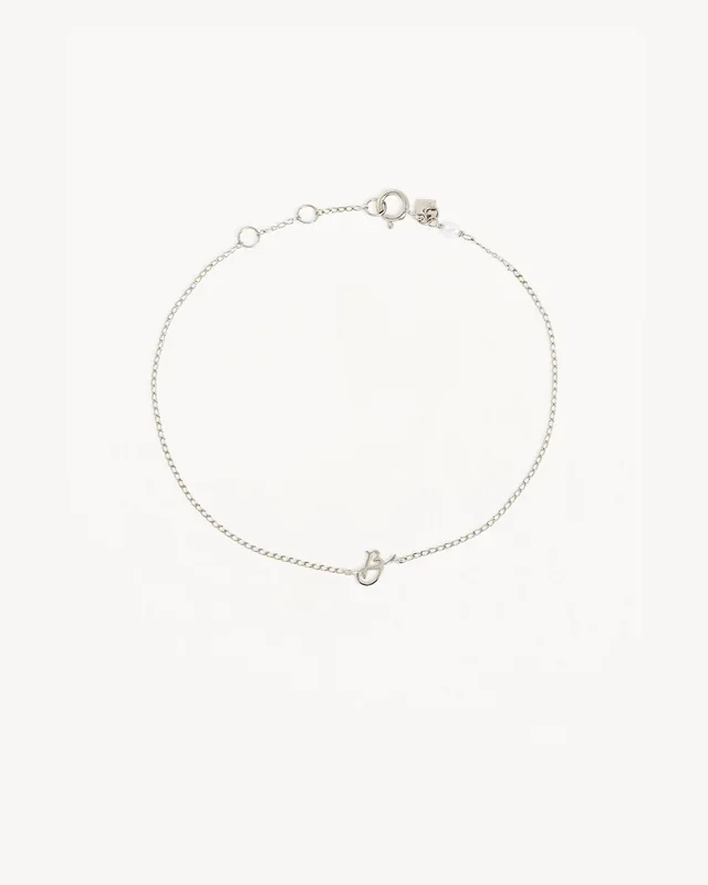 Sterling Silver Love Letter Bracelet