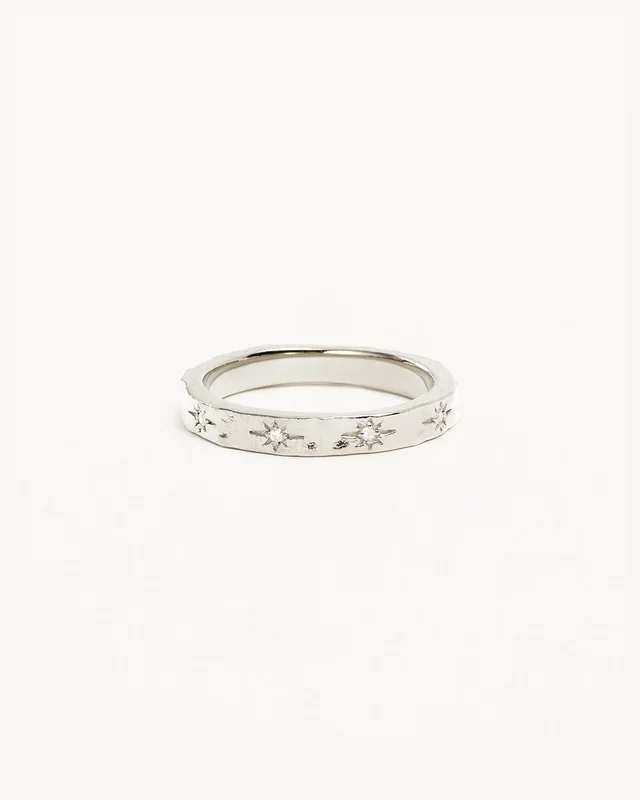 Sterling Silver Stardust Ring