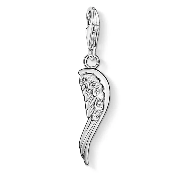 Sterling Silver Thomas Sabo Charm Club Angel Wing Charm