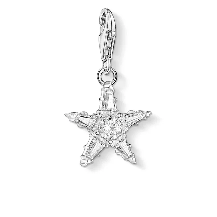 Sterling Silver Thomas Sabo Charm Club Cosmos Star