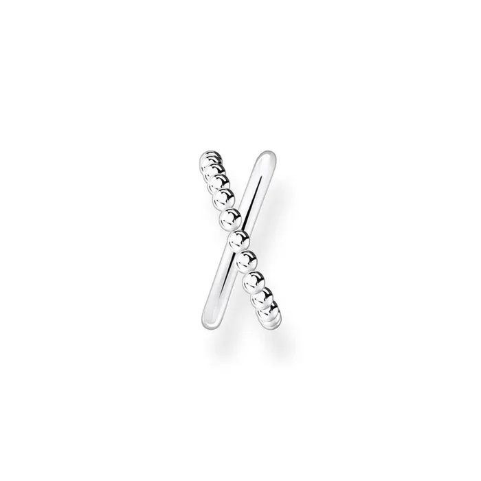 Sterling Silver Thomas Sabo Charm Club Cross Cuff * 1 Earring Only*