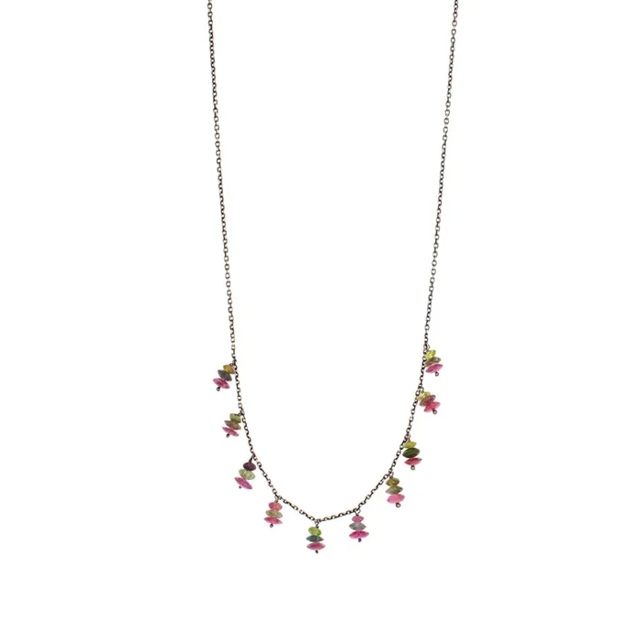 Stone Cairn Necklace in Tourmaline