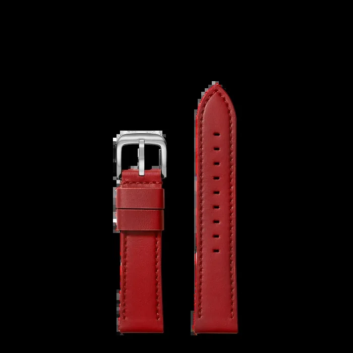 Strap: 20/18 Toscano, SW RR Classic, Silver – Pop Red