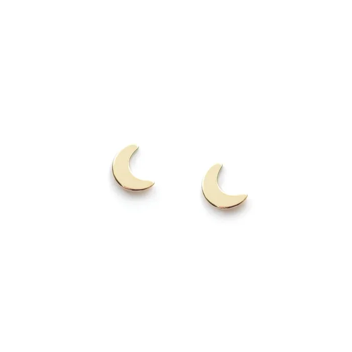 Stud earrings – Moon
