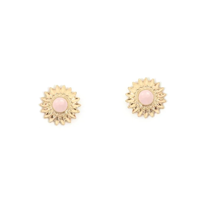 Stud earrings – Sunflower