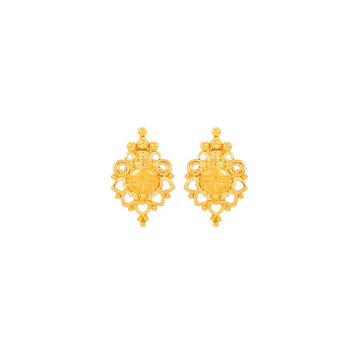 Stunning Earrings in 22K Gold