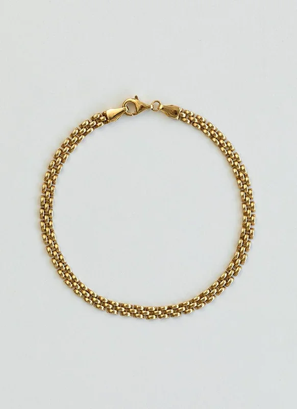 Suki 3.5mm chain bracelet 14k gold