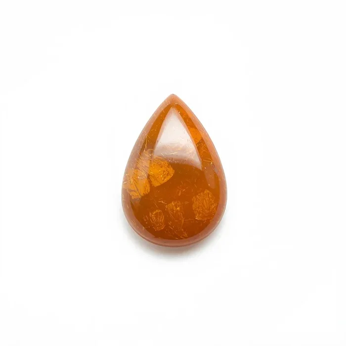 Sun Stone 1PC Medium 8×10 MM Pear Cabochon Blue Splendid semi Precious Gems