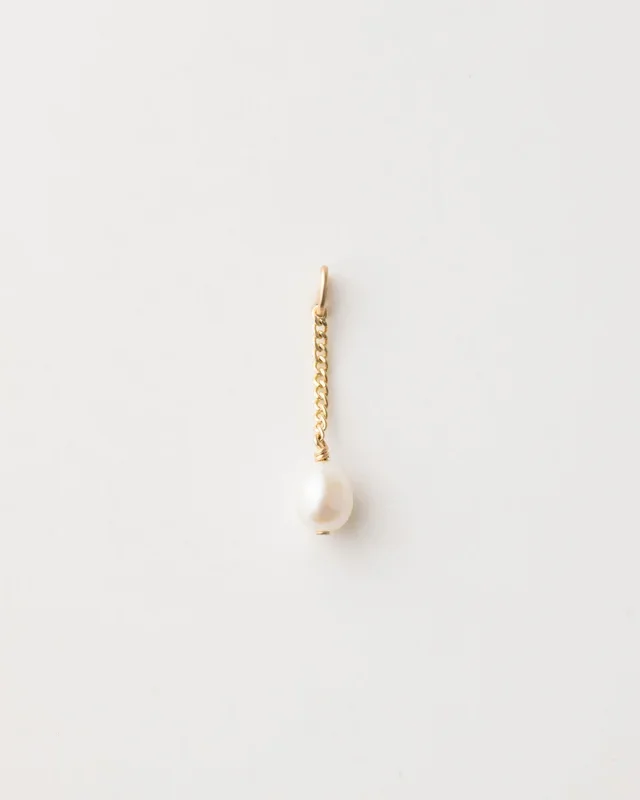 Suspended Pearl Charm