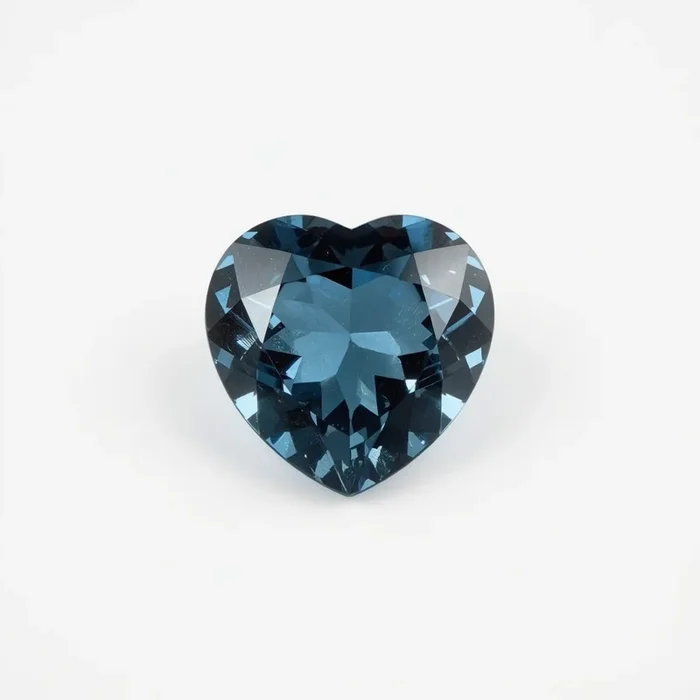 Swiss Blue Topaz 10PC Tiny 3×3 MM Heart Faceted Blue Fiery Semi Precious Loose Gemstone