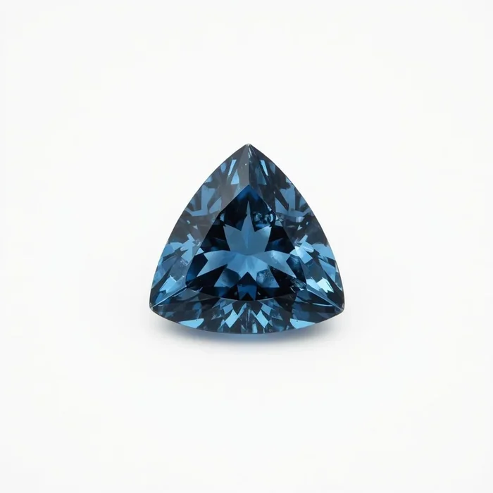 Swiss Blue Topaz 10PC Tiny 3×3 MM Triangle Faceted Blue Fiery Semi Precious Loose Gemstone