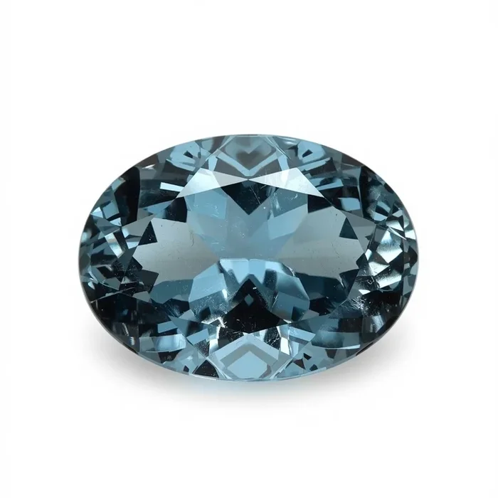 Swiss Blue Topaz 1PC Chunky 12×16 MM Oval Faceted Blue Polished Semi Precious Loose Gemstones