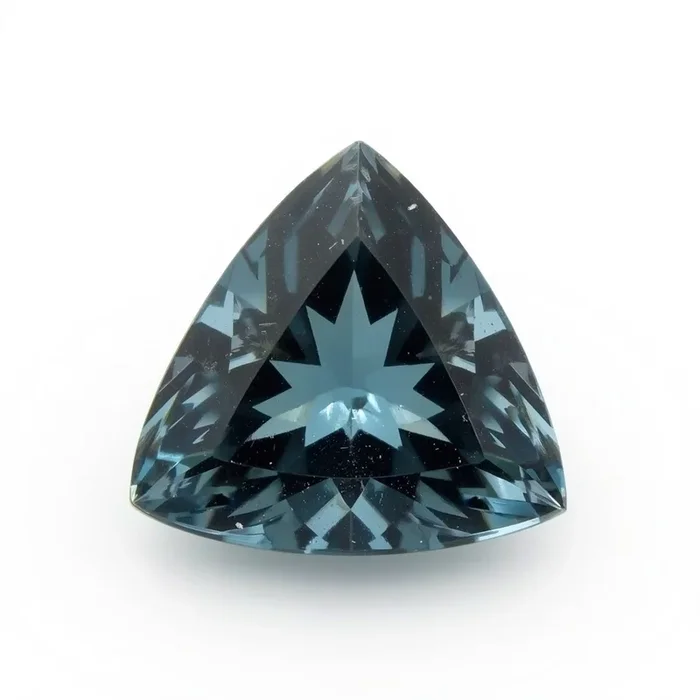 Swiss Blue Topaz 1PC Chunky 16×16 MM Triangle Faceted Blue Pure Semi Precious Loose Gemstones