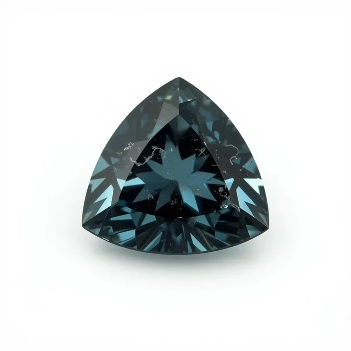 Swiss Blue Topaz 1PC Medium 9×9 MM Triangle Faceted Blue Lustrous Semi Precious Gems