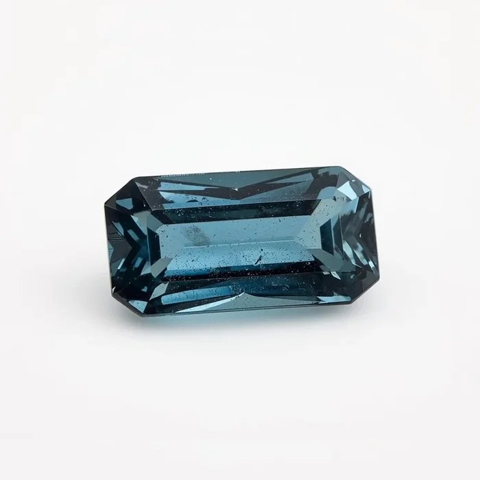 Swiss Blue Topaz 1PC Small 6×12 MM Baguette Faceted Blue Fine Semi Precious Loose Gemstone