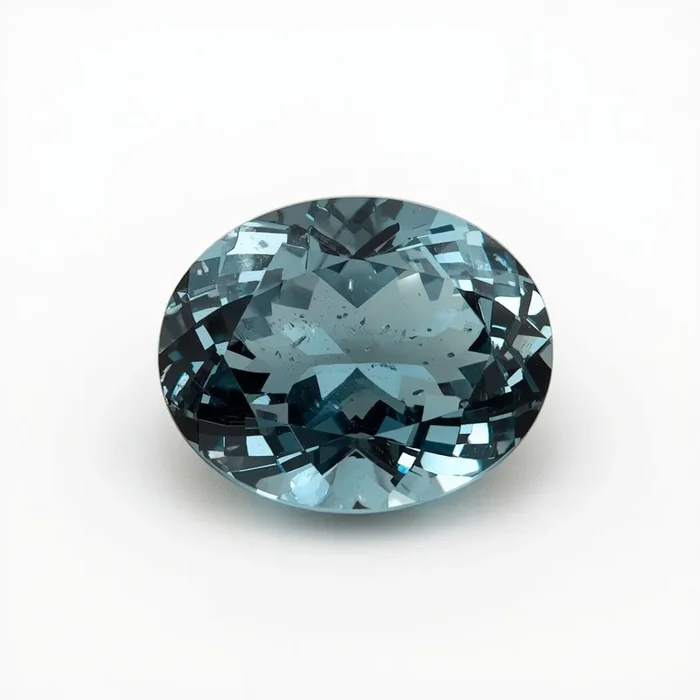 Swiss Blue Topaz 1PC Small 6×8 MM Oval Faceted Blue Fine Semi Precious Loose Gemstone
