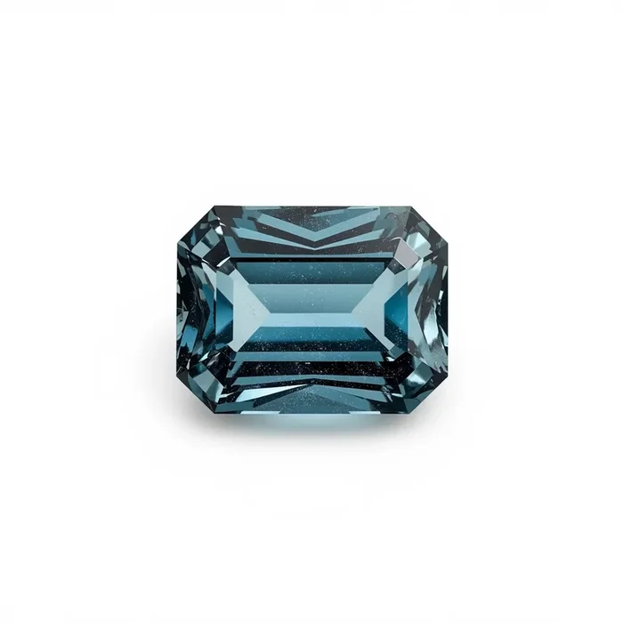 Swiss Blue Topaz 1PC Tiny 4×6 MM Emerald Faceted Blue Splendid Semi Precious Gems