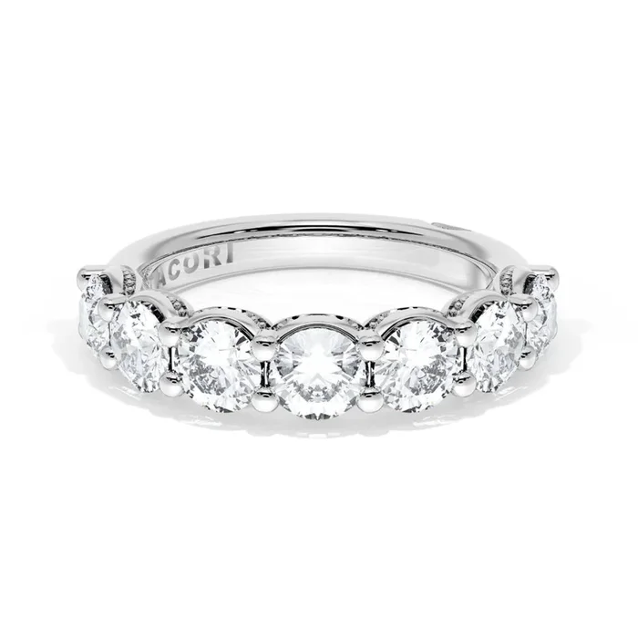 Tacori 18k Gold Founders Collection Round Cut Diamond Band