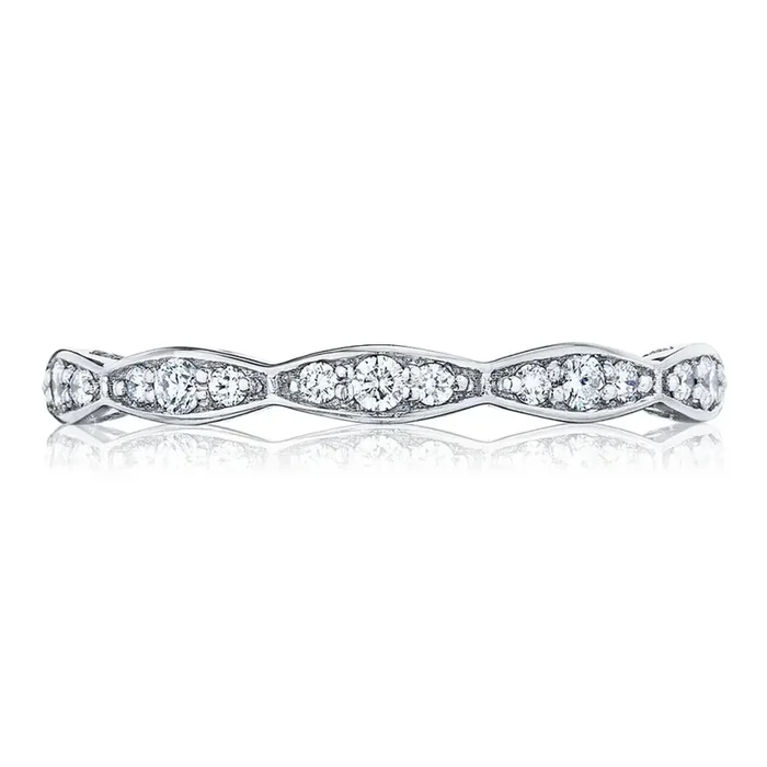 Tacori 18k Marquise Design Diamond Wedding Band