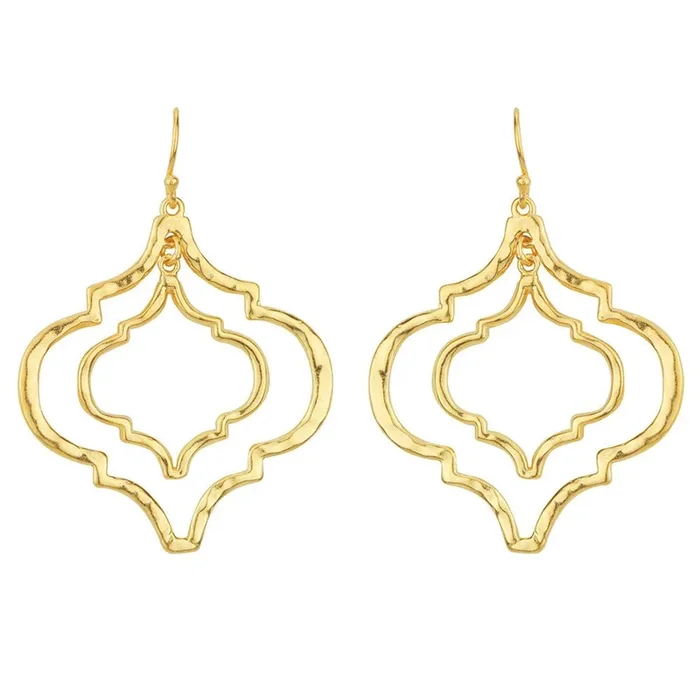 Tangiers Earrings in Gold – Large