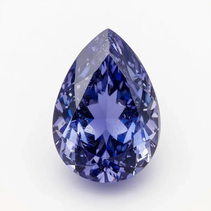 Tanzanite 1PC Chunky 12×16 MM Pear Faceted Blue Fiery Semi Precious Gems