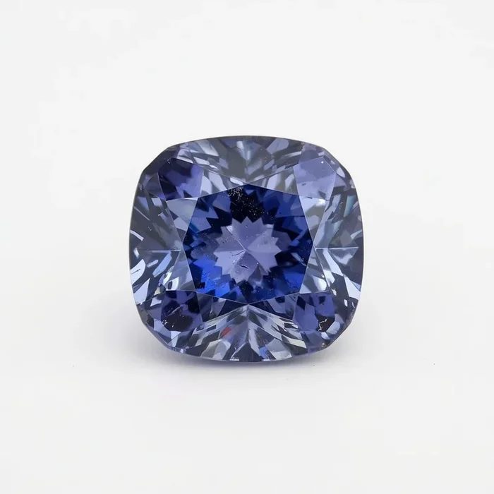 Tanzanite 1PC Chunky 14×14 MM Cushion Faceted Blue Genuine Semi Precious Loose Gemstones