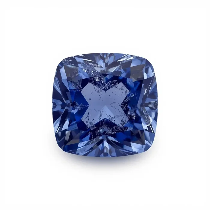 Tanzanite 1PC Large 10×10 MM Square Faceted Blue Shine Semi Precious Loose Gemstones