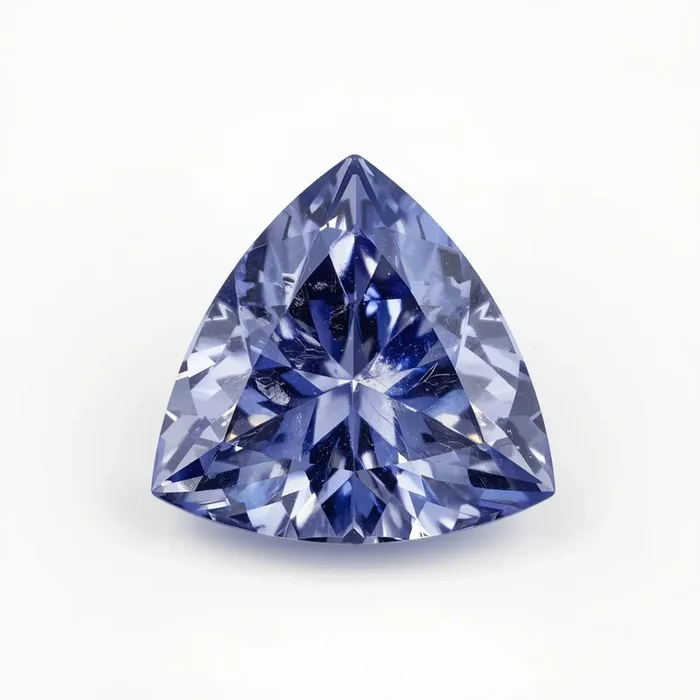 Tanzanite 1PC Large 12×12 MM Triangle Faceted Blue High-Quality Semi Precious Loose Gems