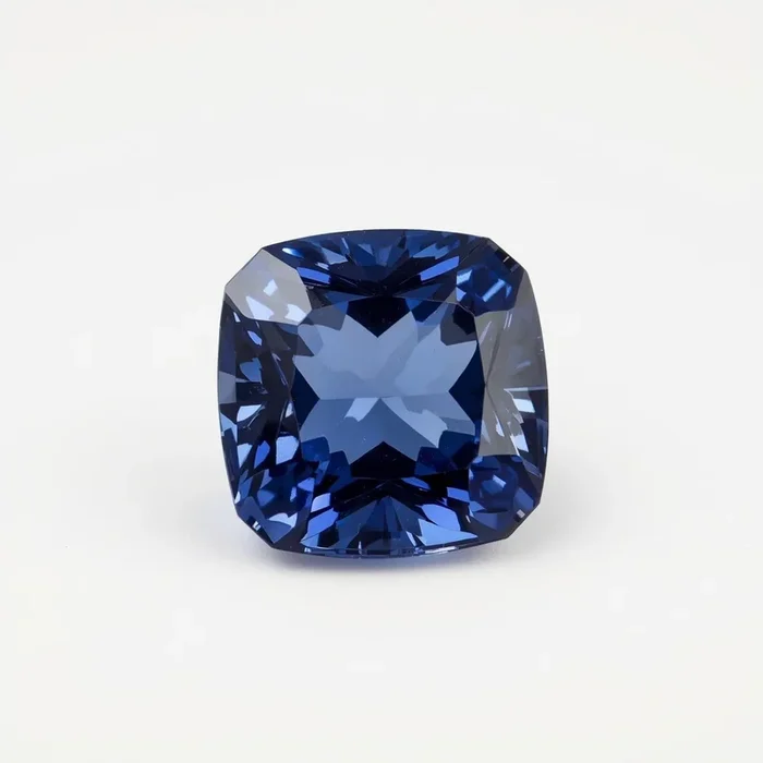 Tanzanite 1PC Tiny 6×6 MM Cushion Faceted Blue Polished Semi Precious Loose Gemstones