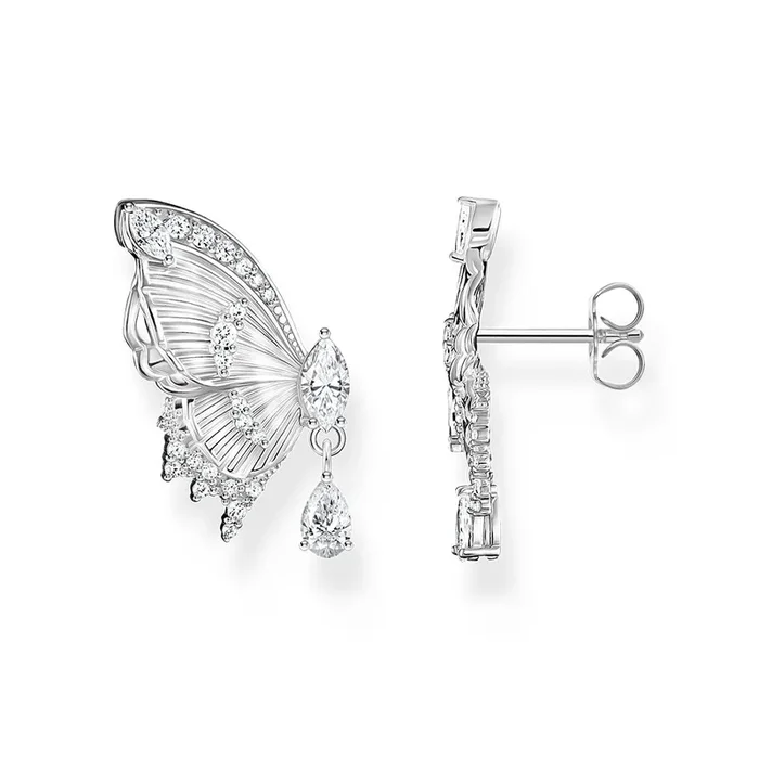 Thomas Sabo Blooming Skies Butterfly CZ Earrings