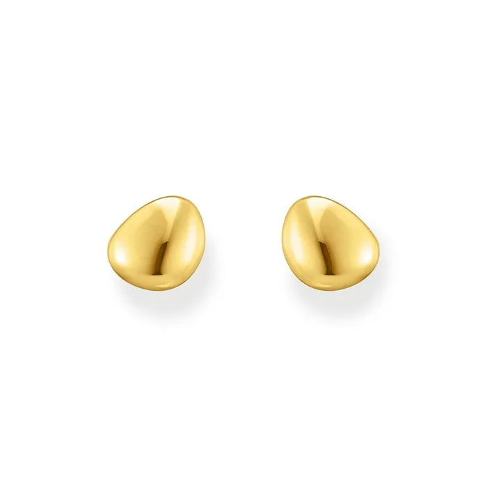Thomas Sabo Gold Plated Sterling Silver Essential Organic Stud Earrings